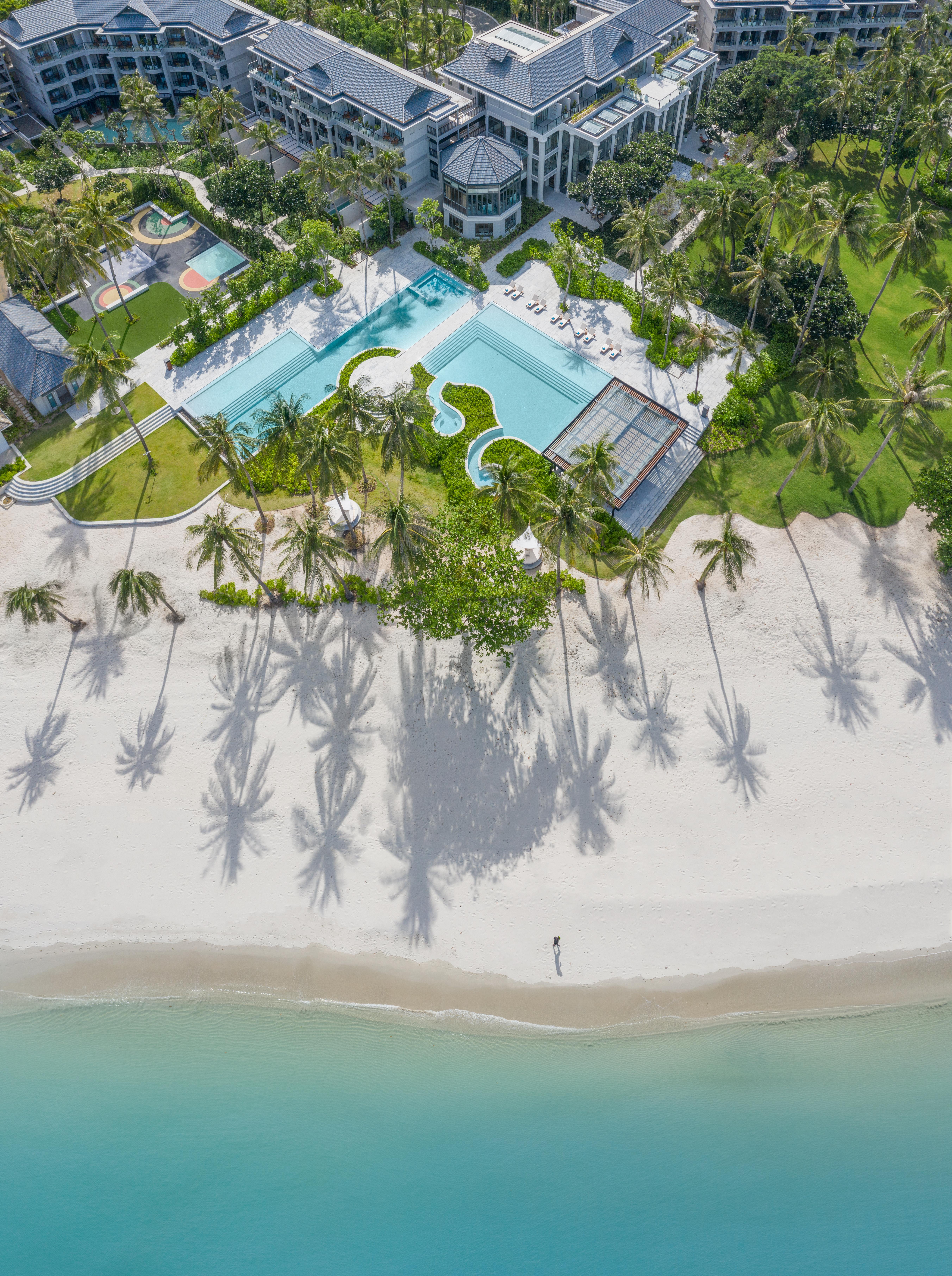 盛泰澜苏梅查汶海滩度假村酒店 外观 照片 Aerial view of the resort