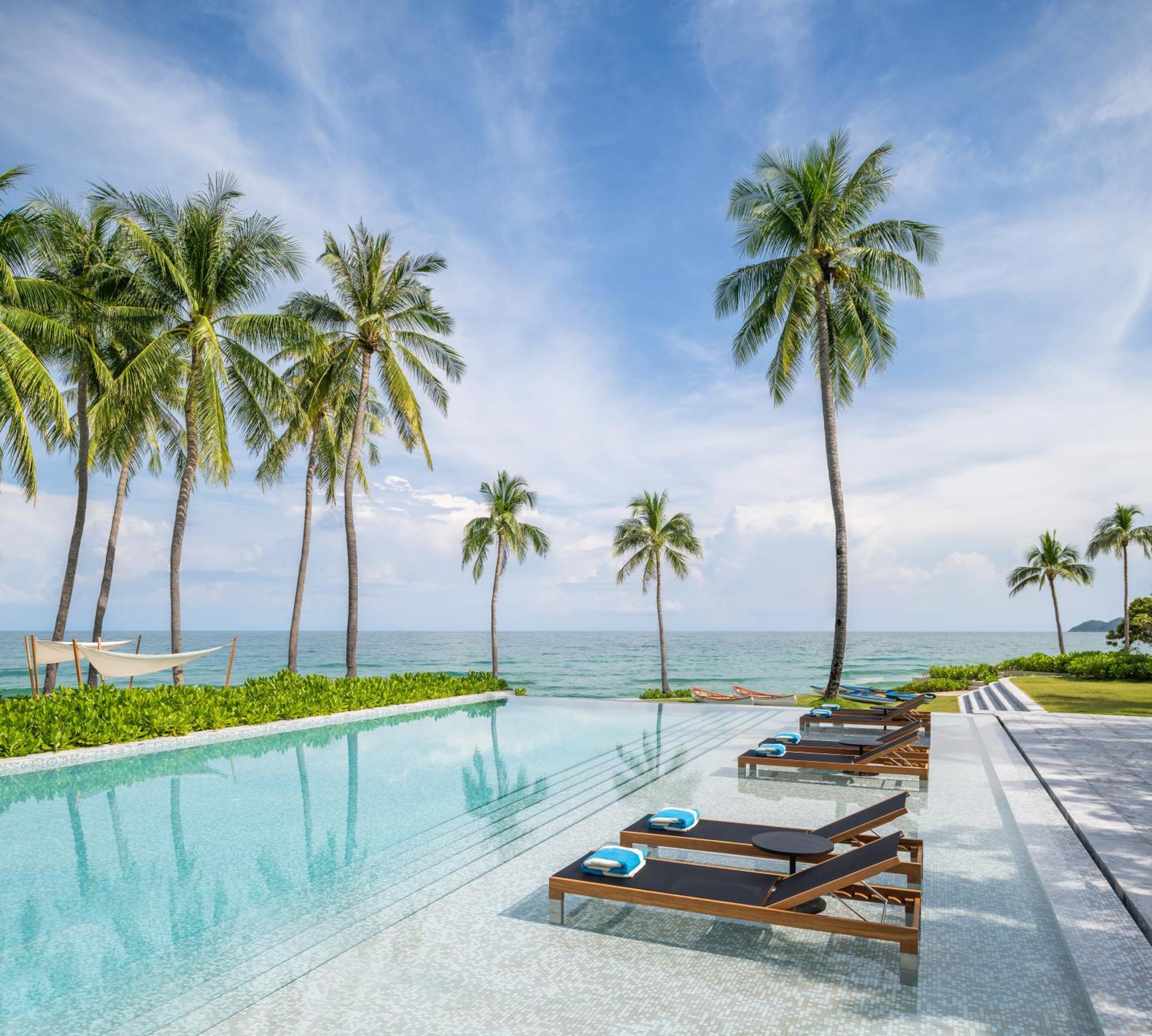 盛泰澜苏梅查汶海滩度假村酒店 外观 照片 The Beachfront Pool at The Cape, Phuket